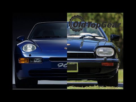Old Top Gear (Топ Гир русская озвучка) - Porsche 968 & Jaguar XJS with Jeremy Clarkson