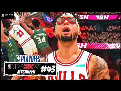 NBA 2K21 My Career Next Gen EP 43 - Playoffs RD1 G3 (HUGE DUNK) (PS5)