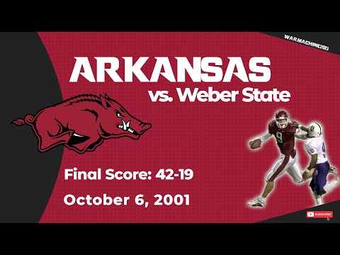 Arkansas vs. Weber State 2001