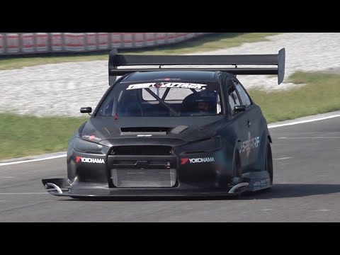 Lancer EVO X Time Attack MONSTER with Sequential Gearbox! - OnBoard at Franciacorta Circuit!