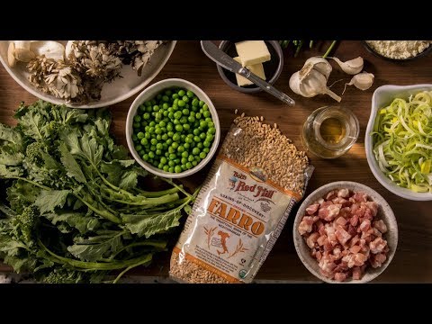 Mushroom Farro Risotto Recipe