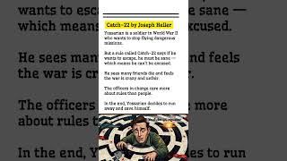 Catch-22 Explained in 5 Lines | Joseph Heller’s Anti-War Classic #shorts #summary #antiwar #fiction