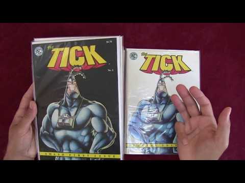 Reading Comics: The Tick Special Edition #1,  First Appearance, Ben Edlund, NEC, 1988 [ASMR] Video