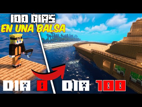 I Survived 100 Days On A Raft In The Sea In Minecraft Hardcore... This Is What Happened