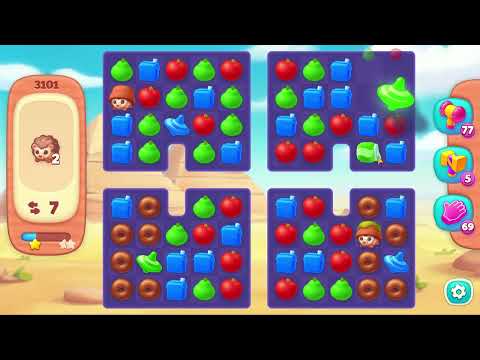 Wildscapes level 3101 No Boosters 🐼 Gameplay Walkthrough Playrix