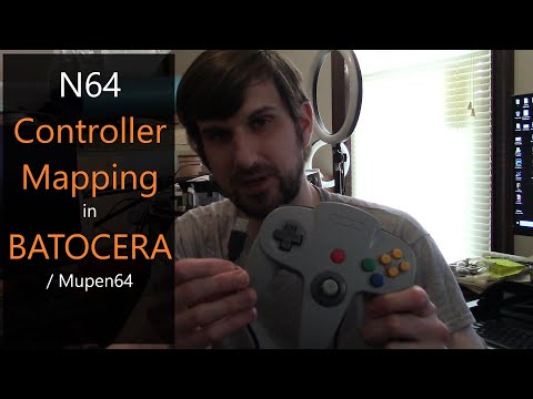 Manually mapping N64 Controller in Batocera (v36) / Emulationstation / Mupen64