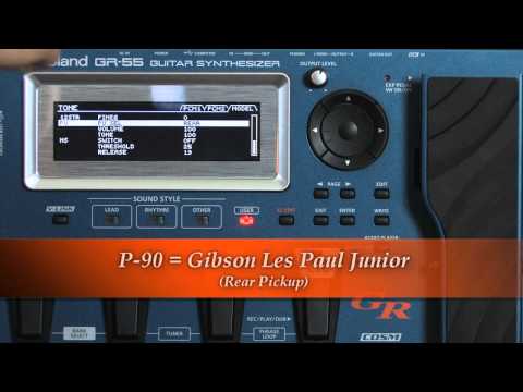 Roland GR-55 Guitar Synthesizer : Electric Guitar Models Demo