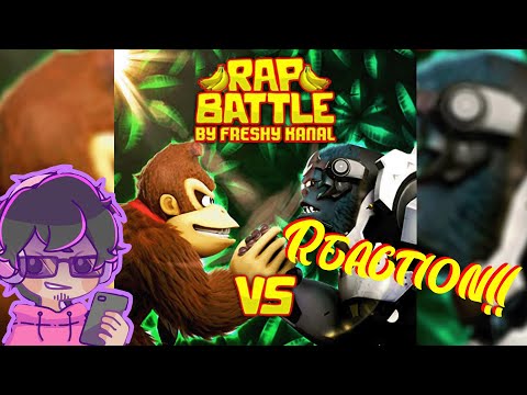 WINSTON GOT SMOKED!! | Donkey Kong vs. Winston - Rap Battle! by Freshy Kanal