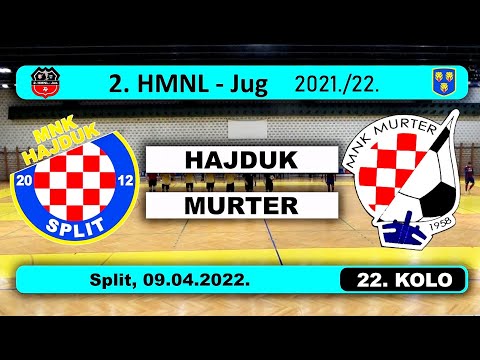 2. HMNL Jug, 22.: HAJDUK - MURTER  6:6, 09.04.2022.