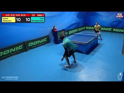08:30 Valerii Tatarynov 1-3 Yurii Shchepanskyi West 1 WIN CUP 15.12.2022 | TABLE TENNIS WINCUP
