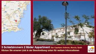 preview picture of video '3 Schlafzimmern 2 Bäder Appartment zu verkaufen in San Cayetano Avileses, Murcia, Spain'