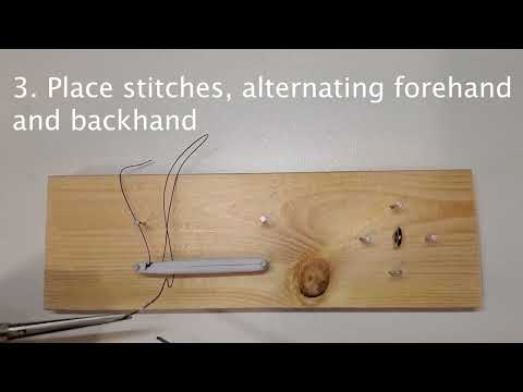 Horizontal Mattress Stitch
