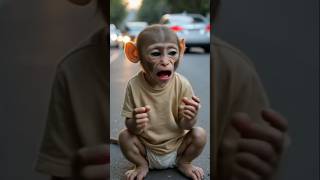 Download lagu Anak Monyet Menangis Lucu #animals #shortvideo mp3