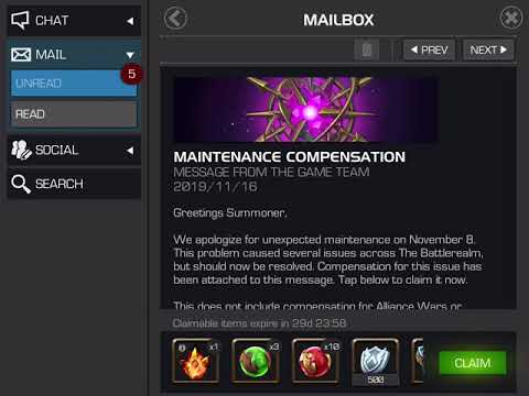 Collecting my compensation (MCOC)
