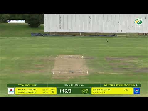 Western Province U19 vs Titans U19 - Khaya Majola Cricket Week 2025/26 | UFS Oval
