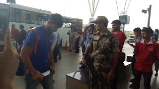 Mumbai Indians IPL TEAM at Bangalore airport