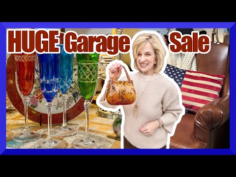 Walked into this Garage Sale and found Waterford Crystal! Must see deals for home and table.