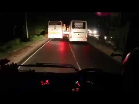 Volvo Bus Emergency Brakes|Volvo bus brakes demo