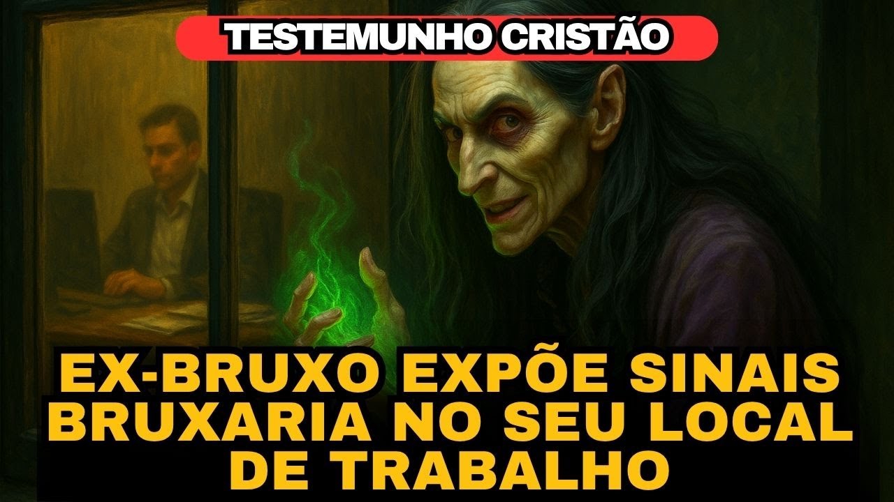 ✝️ EX- BRUXO REVELA 7 formas de identificar a bruxaria no seu trabalho ✝️TESTEMUNHO IMPACTANTE