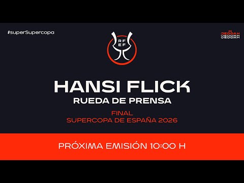 Hansi Flick I FC Barcelona | Rueda de prensa  I 🔴RFEF