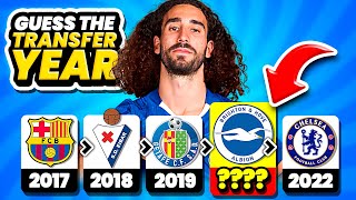 GUESS THE PLAYER'S TRANSFER YEAR | FOOTBALL QUIZ TRIVIA 2025