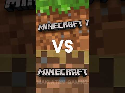 minecraft vs minecraft trial difference #shorts #viral #maklatongaming