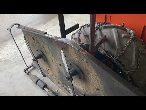 1970-Power King Tractor Deck-walk around/repairs