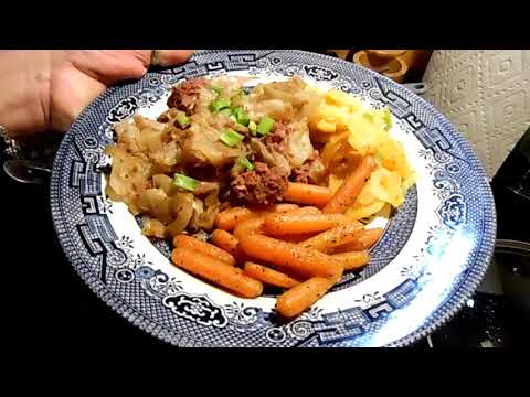 Prepper Pantry Meal Canned Corned Beef and Cabbage...