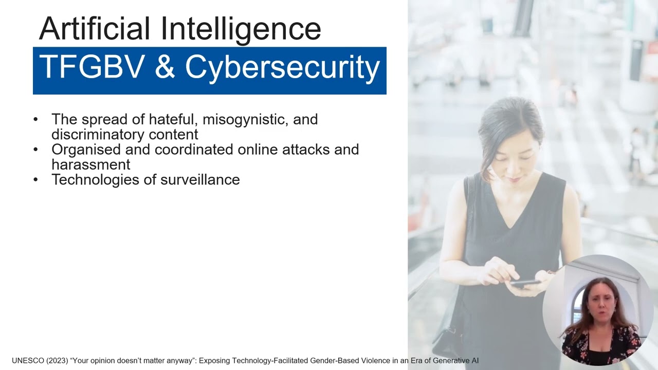 Jaimee Stuart  - Women, Peace, Cybersecurity, and AI: The rise of deepfakes