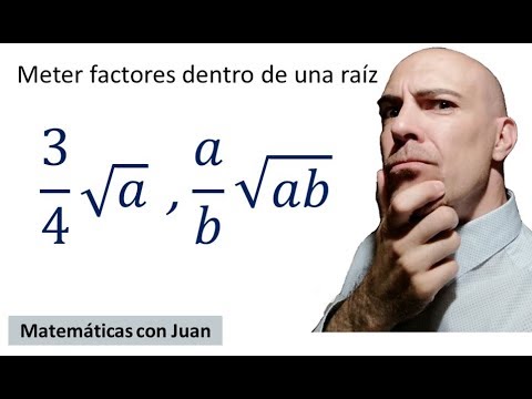 ▷ Introducir factores CON FRACCIONES dentro de un radical o raíz. Ejercicio resuelto fácil