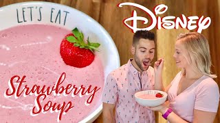 Disney Grand Floridian Resort Strawberry Soup Recipe / At Home Disney Recipe