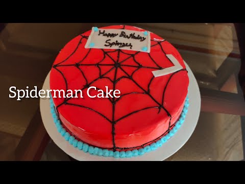 1kg Spiderman Cake (without baking powder and baking soda)recipe in malayalam