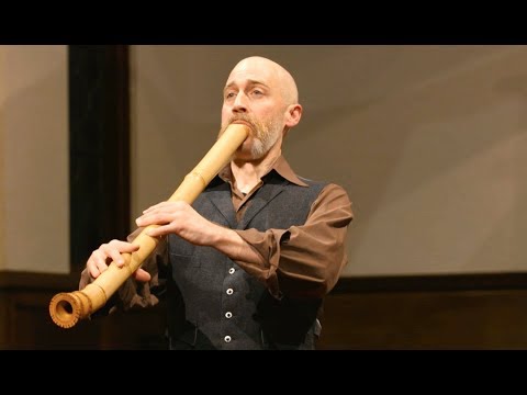 "Black Earth" Taimu (bass) Shakuhachi 尺八 - Cornelius Boots (master/composer) - Zen bamboo flute