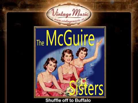 THE McGUIRE SISTERS Vocal Jazz. Shuffle Off To Buffalo