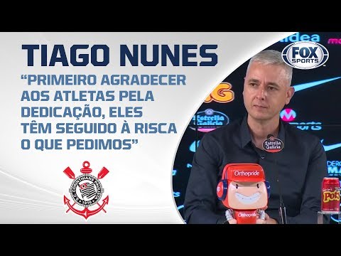 Tiago Nunes AO VIVO! Coletiva do técnico do Corinthians após vitória na estreia do Paulistão