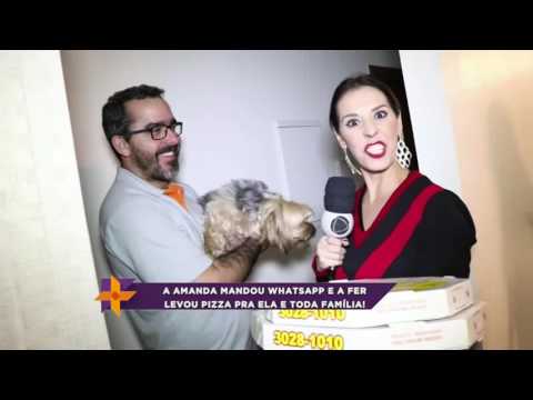 Invasão da pizza: veja como foi a invasão do Ver Mais na casa da Amanda