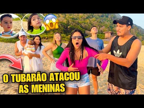 O TUBARÃO ATACOU AS MENINAS NA PRAIA! 😱😭 *novelinha*