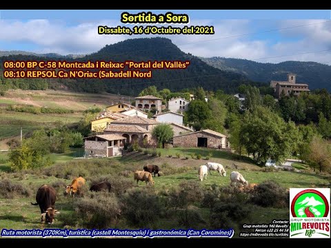 Sortida a Sora. Calders-Navàs-LlosaCavall-Berga-LesLloses-Montesquiu-CostaGats-Mura. 