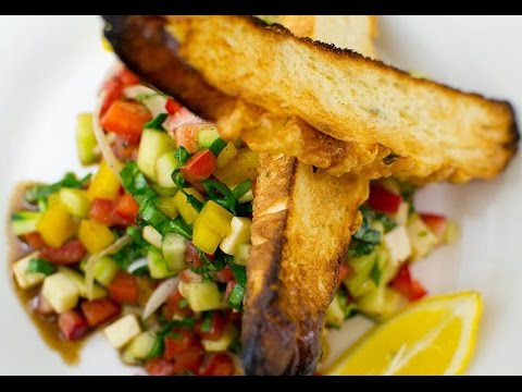 Fresh Summer Salad with Toasted Baguette - Part 2