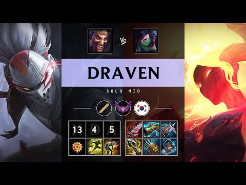 Draven Mid vs Akali - KR Master Patch 25.07