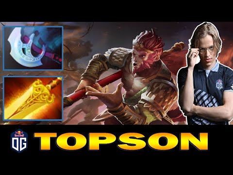 OG-Topson MID First Item radiance you cant escape 7.26 Dota 2 Gameplay