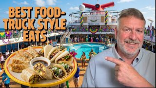 We Tested Every Food Truck Option on Carnival Mardi Gras