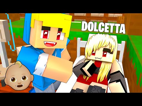 DOLCETTA PARTORISCE UN FIGLIO MASCHIO!! - Famiglia Di Minecraft *VAMPIRI* #34