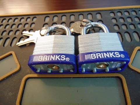 [11] Progressive Lock List Lock: # 4- Brinks 40 mm Laminated Padlock