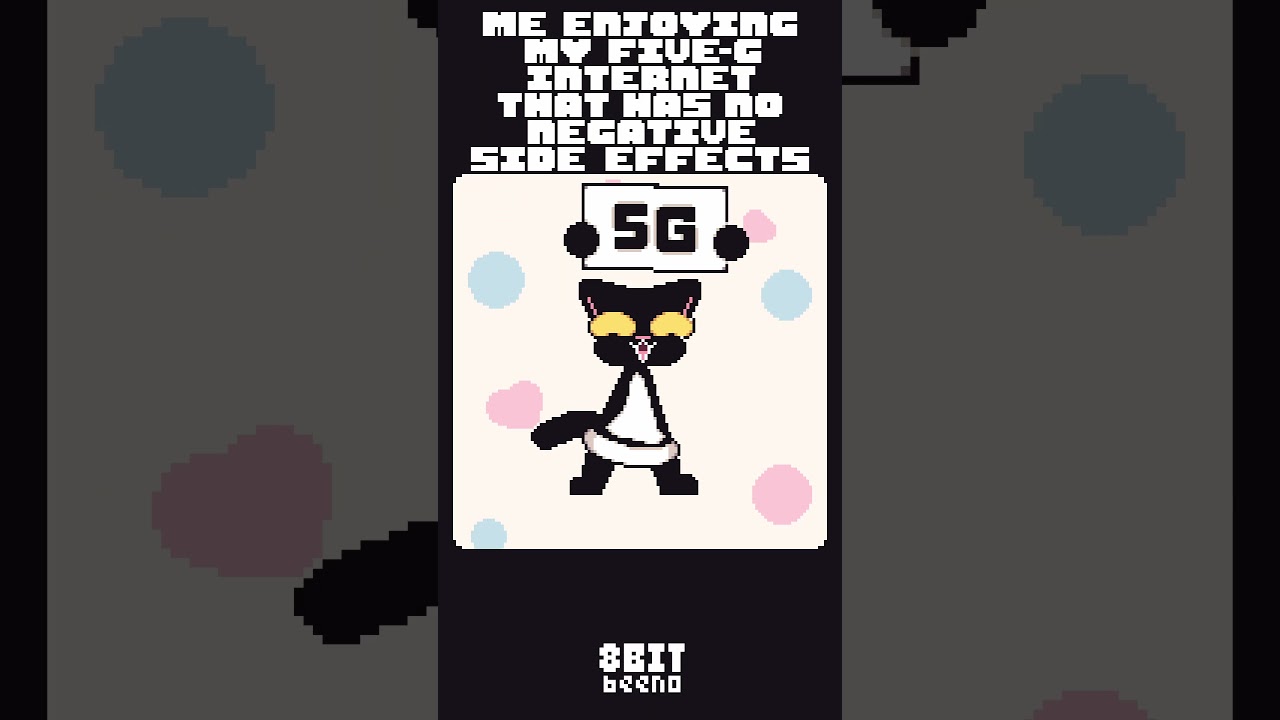 The Side Effects of 5 G Internet - Pixel art animation meme