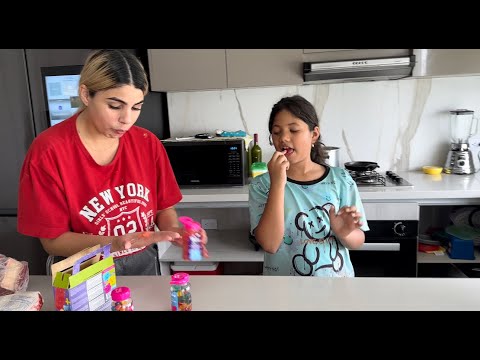 FRANSHESKA AND FIORELLA CLEAN AND MAKE MARKETS FOR THE HOUSE