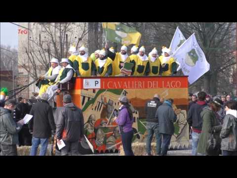 I Cavalieri del Lago carro da getto - Carnevale Ivrea 2017
