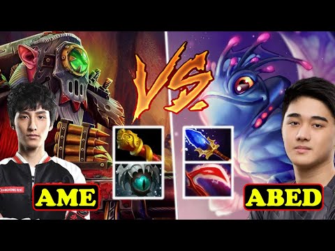 LGD.AME SNIPER BEST OF CHINA CARRY INSANE ATTACK SPEED VS EG.ABED PUCK PHYSICAL BUILD | DOTA2ORBS