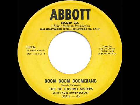 1955 HITS ARCHIVE: Boom Boom Boomerang - De Castro Sisters