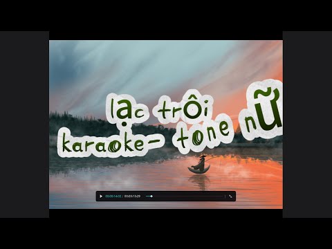 Lạc Trôi - Sơn Tùng (MTP) - Karaoke( tone nữ)